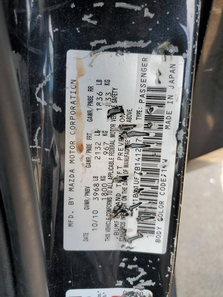 2011 Mazda 3 I VIN: JM1BL1UF7B1412370 Lot: 65587585