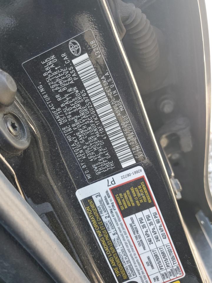 4T1BF1FK5GU259765 2016 Toyota Camry Le