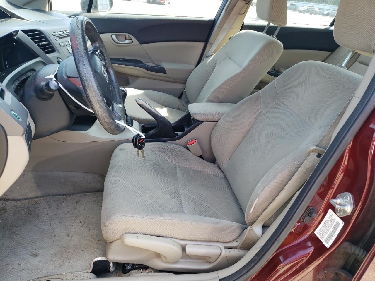 2012 Honda Civic Lx VIN: 2HGFB2E50CH538364 Lot: 63944525