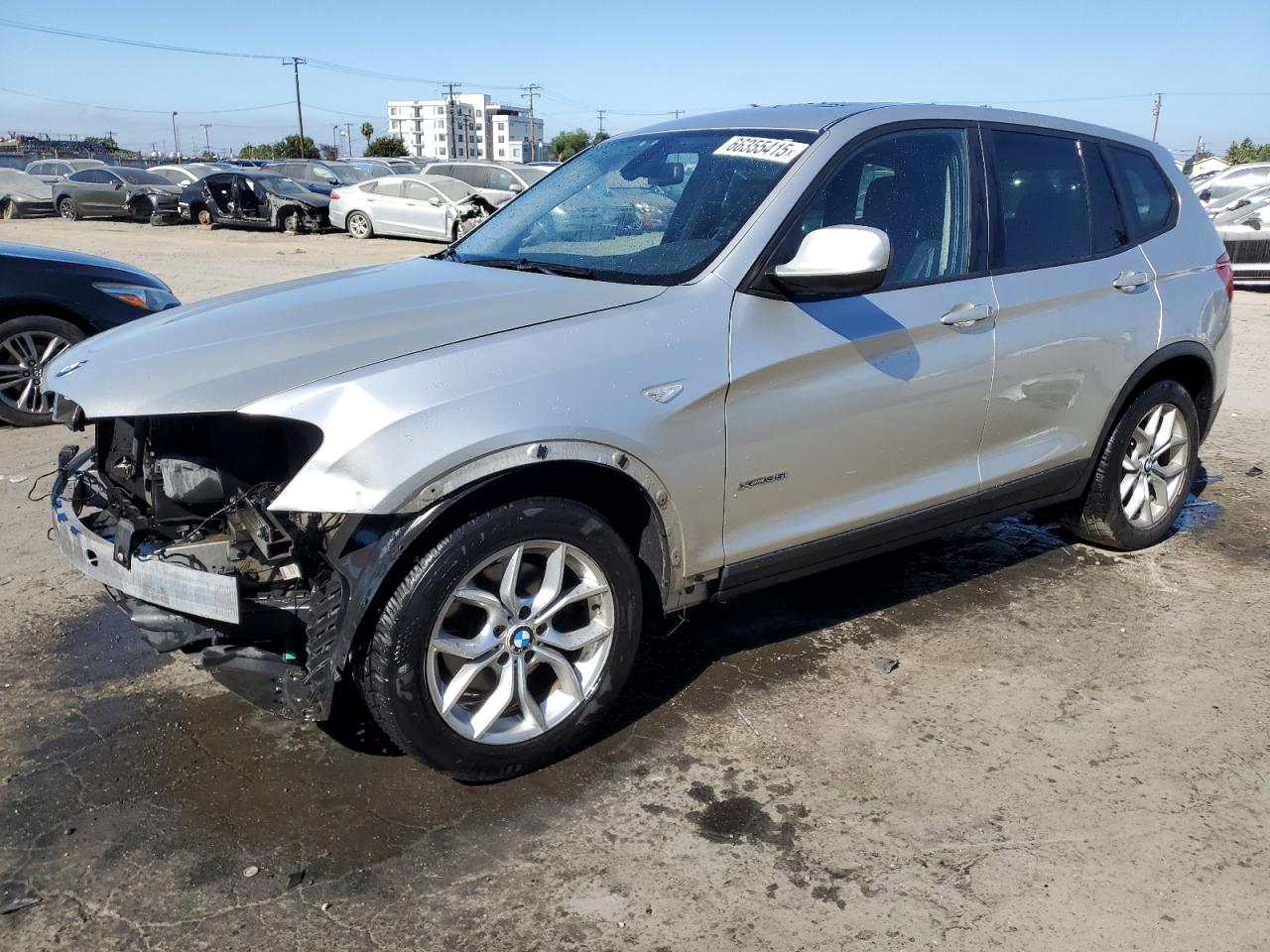 2011 BMW X3 xDrive35I VIN: 5UXWX7C55BL735076 Lot: 66355415