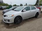 2012 TOYOTA COROLLA BASE   for sale at Copart ON - TORONTO