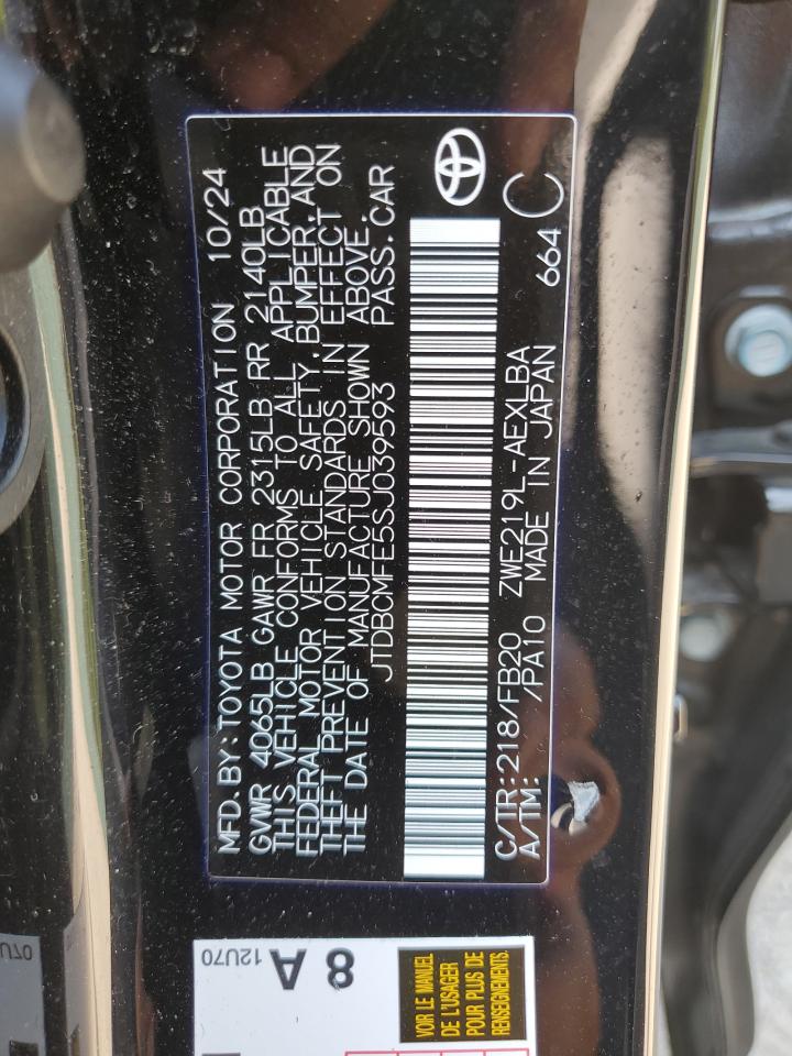 jtdbcmfe5sj039593 JTDBCMFE5SJ039593 2025 Toyota Corolla Le