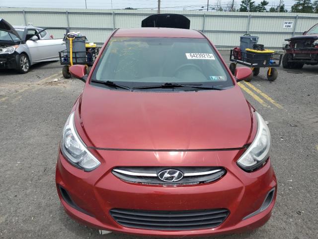  HYUNDAI ACCENT 2017 Czerwony