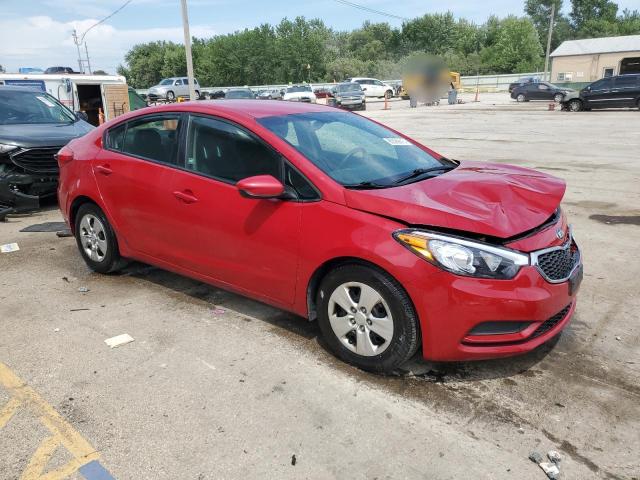  KIA FORTE 2016 Red