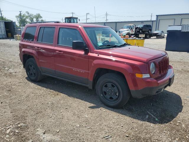  JEEP PATRIOT 2016 Czerwony