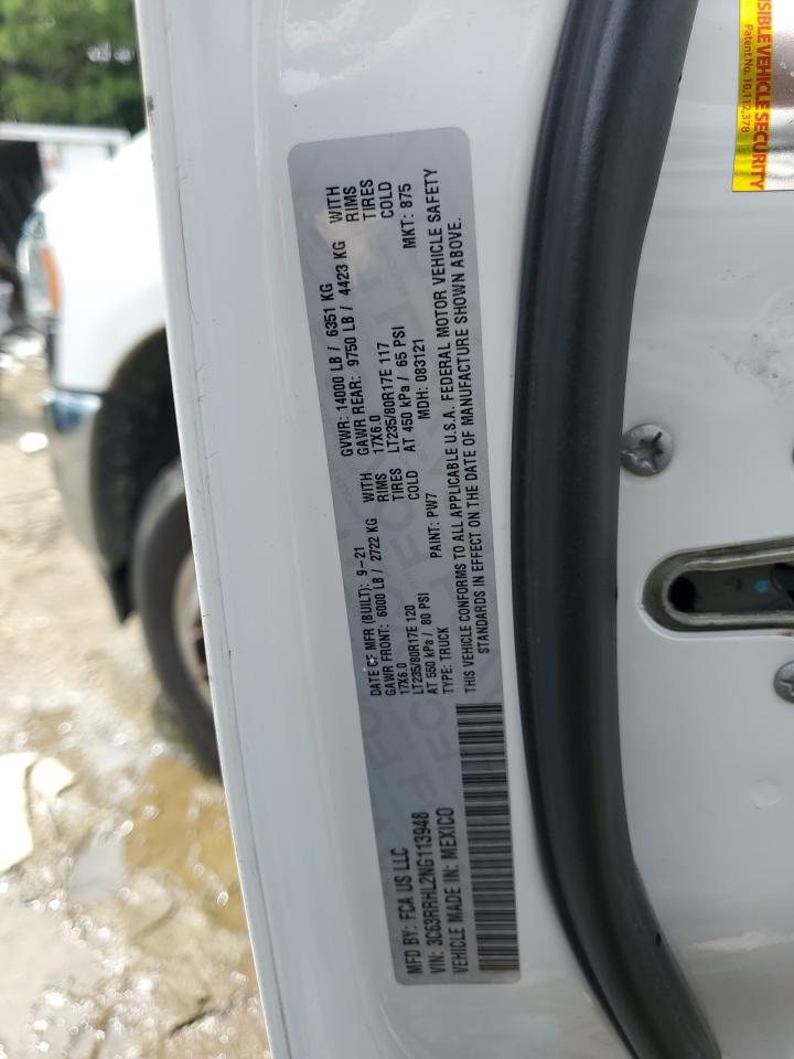 2022 Ram 3500 Big Horn/Lone Star VIN: 3C63RRHL2NG113948 Lot: 63753735