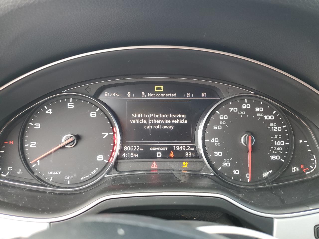 2018 Audi Q7 Premium Plus VIN: WA1LHAF75JD026937 Lot: 63379015