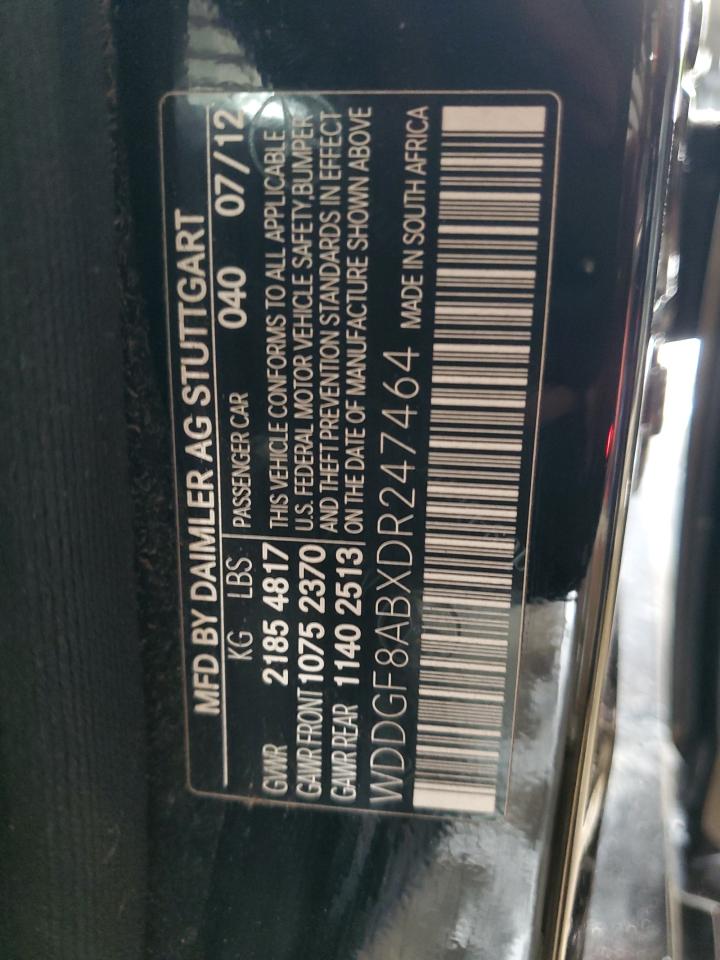 2013 Mercedes-Benz C 300 4Matic VIN: WDDGF8ABXDR247464 Lot: 62782485