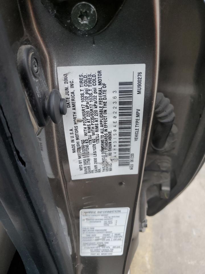 2004 Mitsubishi Endeavor Xls VIN: 4A4MM31S04E022363 Lot: 63841565