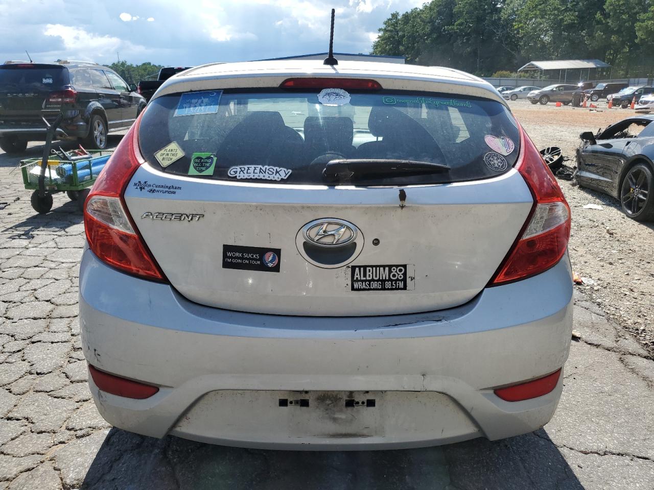2015 Hyundai Accent Gs VIN: KMHCT5AE2FU225061 Lot: 64637245