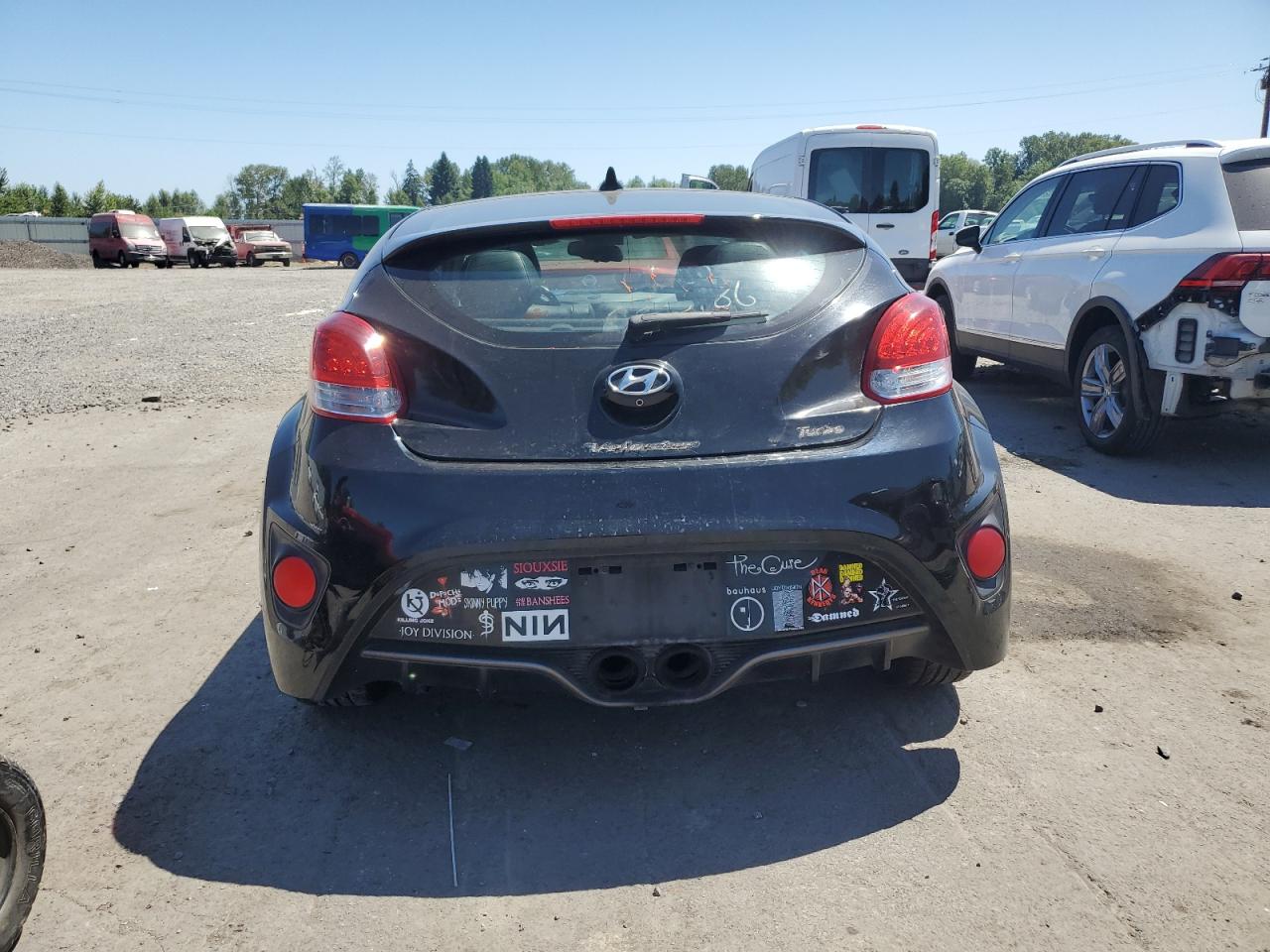 2014 Hyundai Veloster Turbo VIN: KMHTC6AE0EU191187 Lot: 65017625
