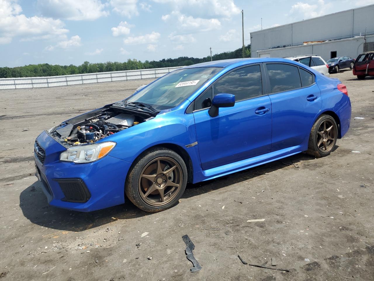 2018 Subaru Wrx blue null gas JF1VA1A65J9809864 photo #1