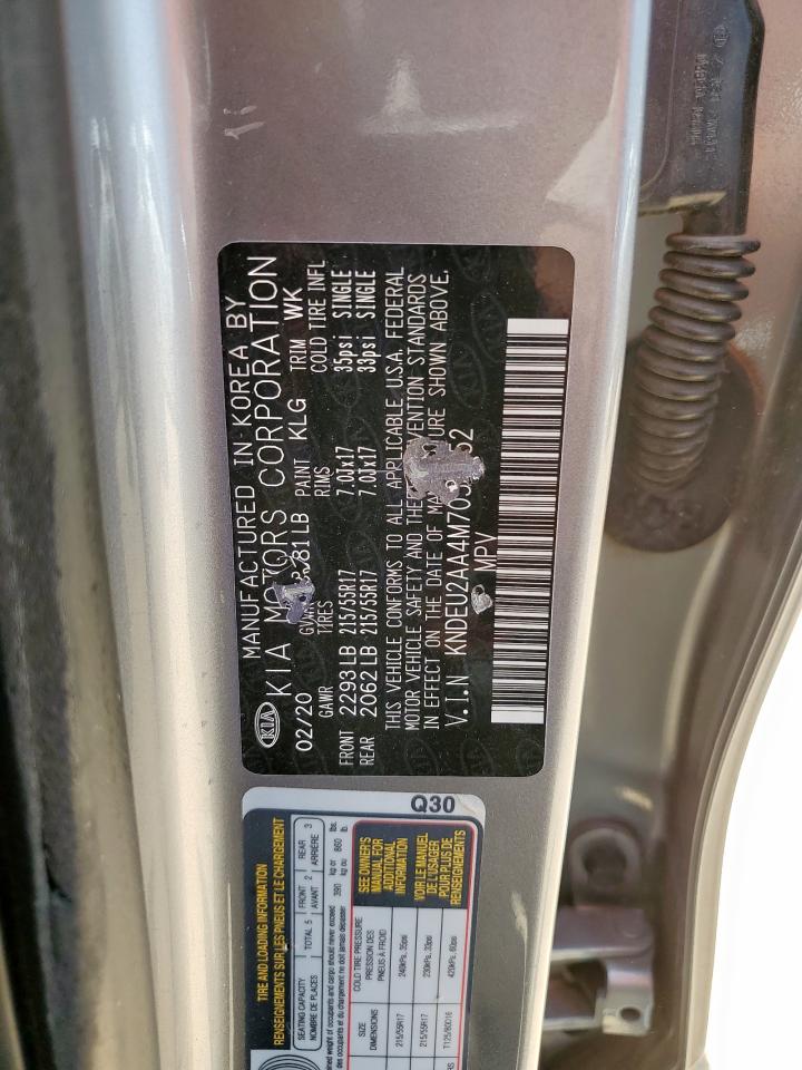 2021 Kia Seltos S VIN: KNDEU2AA4M7058252 Lot: 66016465