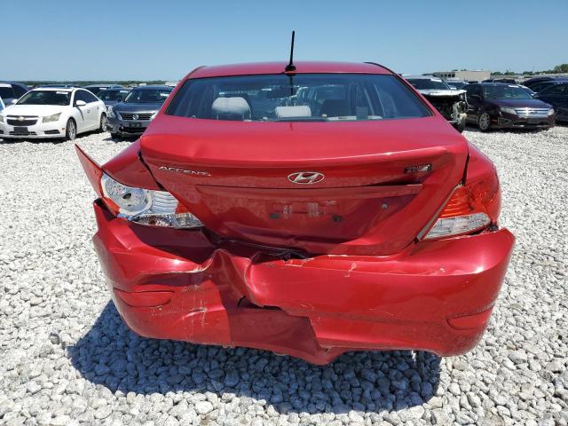  HYUNDAI ACCENT 2014 Czerwony