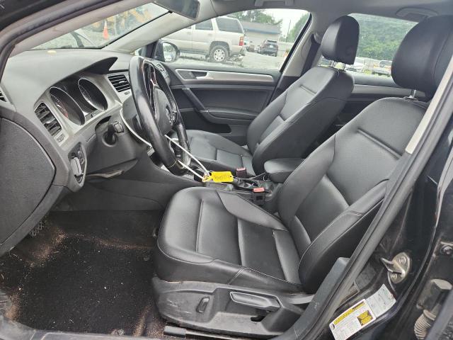 Hatchbacks VOLKSWAGEN GOLF 2017 Czarny