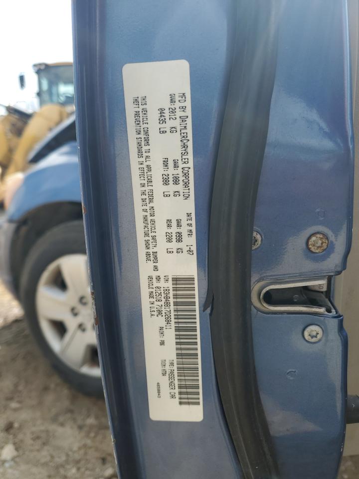 2007 Dodge Caliber Sxt VIN: 1B3HB48B17D268411 Lot: 63080135