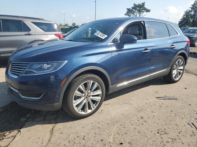  LINCOLN MKX 2017 Blue