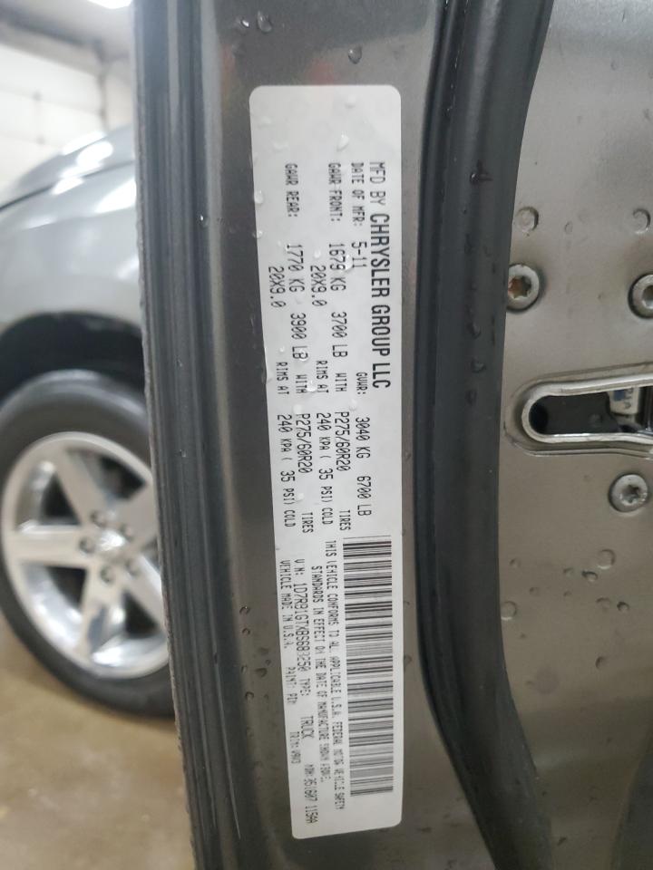 2011 Dodge Ram 1500 VIN: 1D7RB1GTXBS683250 Lot: 62787495