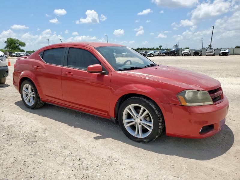  DODGE AVENGER 2013 Czerwony