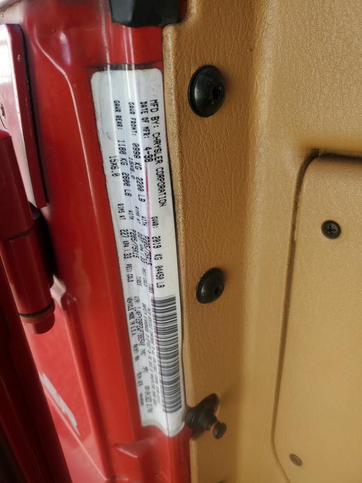 1998 Jeep Wrangler / Tj Se VIN: 1J4FY29P2WP786540 Lot: 63675465