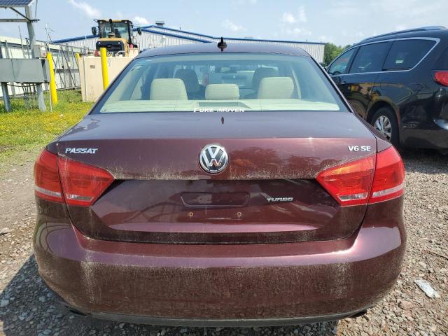  VOLKSWAGEN PASSAT 2014 Burgundy