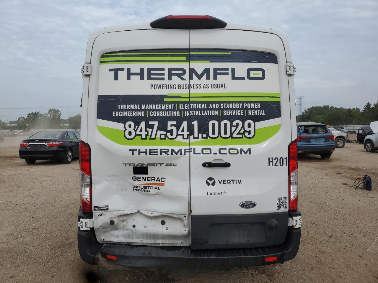 2020 Ford Transit Cargo Van T- VIN: 1FTBR1C8XLKA36308 Lot: 66202375