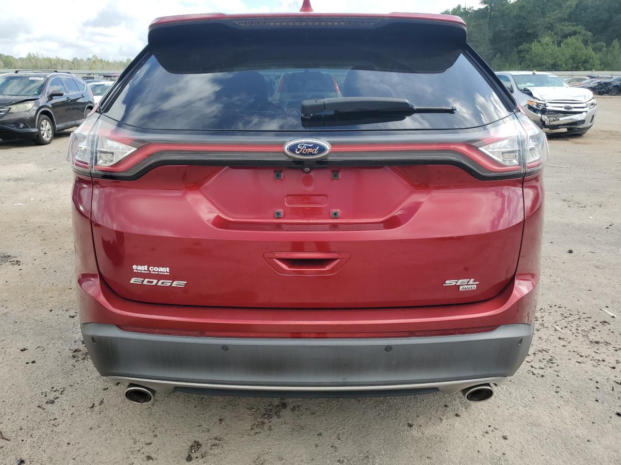 2015 Ford Edge Sel VIN: 2FMTK4J84FBC22000 Lot: 63862405