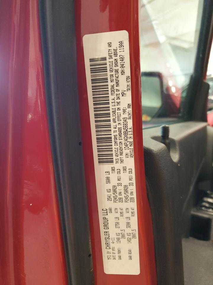 2011 Dodge Nitro Heat VIN: 1D4PU4GX8BW568349 Lot: 63232835