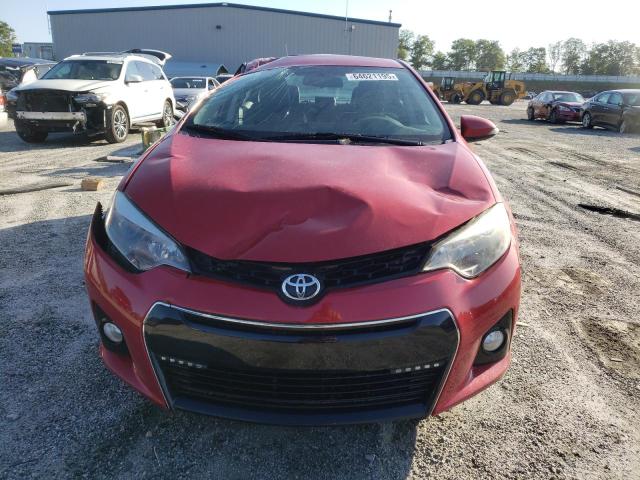  TOYOTA COROLLA 2016 Красный