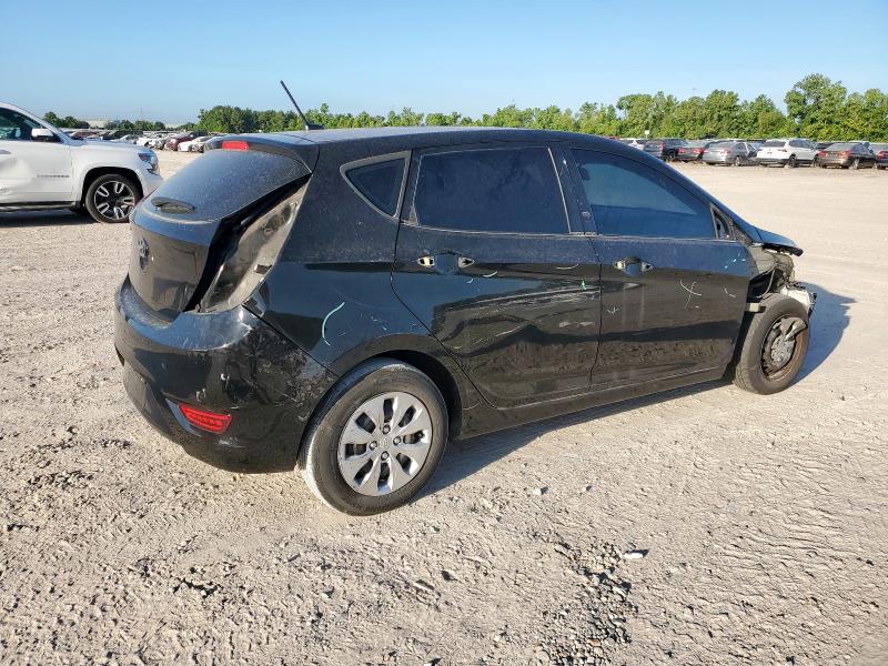 Hatchbacks HYUNDAI ACCENT 2016 Czarny