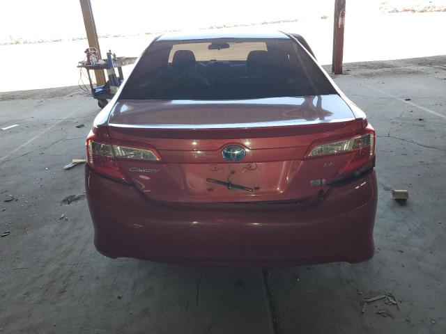  TOYOTA CAMRY 2012 Красный