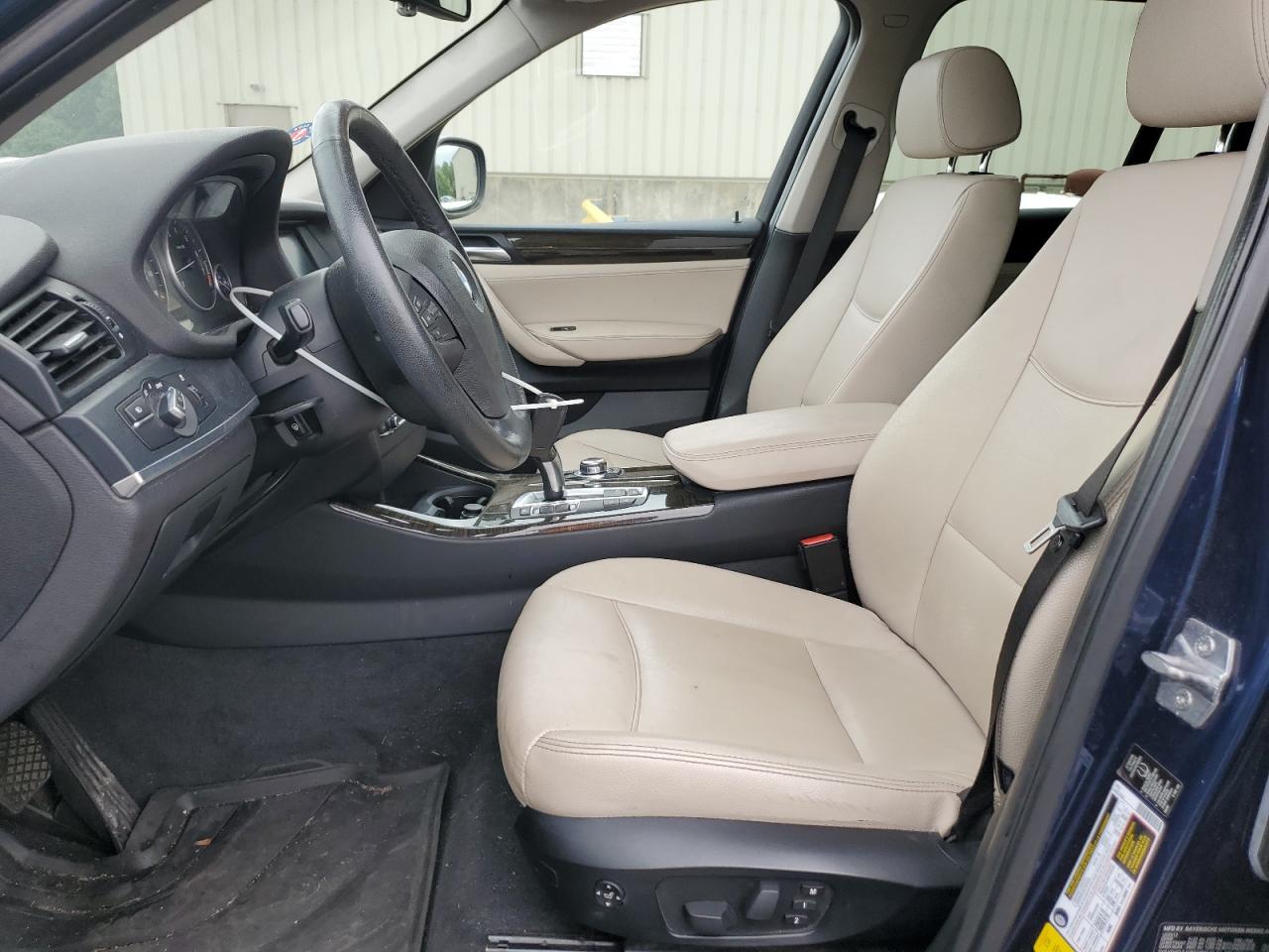 2013 BMW X3 xDrive28I VIN: 5UXWX9C58D0D01754 Lot: 62111765