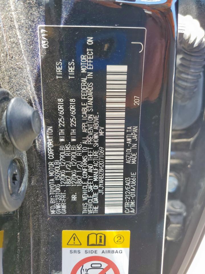 2017 Lexus Nx 200T Base VIN: JTJYARBZ8H2071069 Lot: 63555535