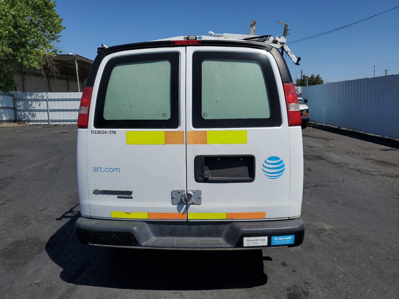 2016 Chevrolet Express G2500 VIN: 1GCWGAFF3G1235956 Lot: 65380955