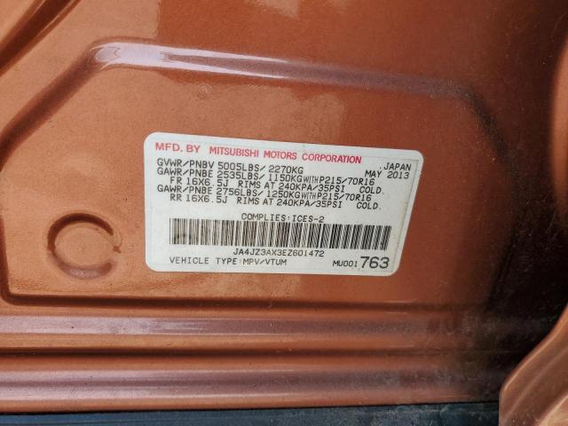 2014 MITSUBISHI OUTLANDER SE  