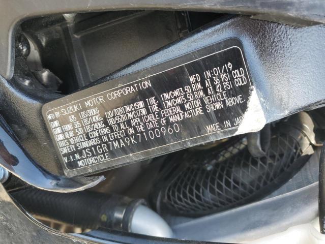 2019 SUZUKI GSX-R750   