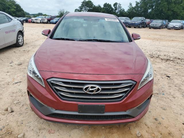  HYUNDAI SONATA 2015 Червоний