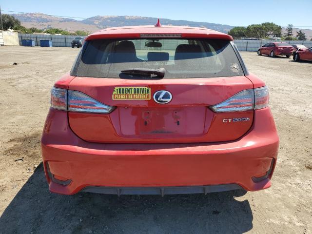 Hatchbacks LEXUS CT 200 2015 Czerwony