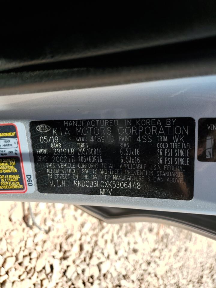 2019 Kia Niro Fe VIN: KNDCB3LCXK5306448 Lot: 64575675
