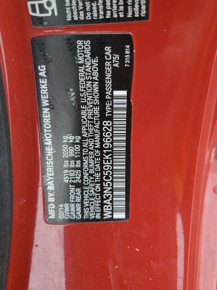 2014 BMW 428 Xi VIN: WBA3N5C59EK196628 Lot: 65146085