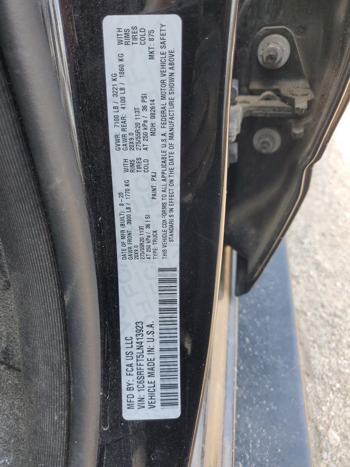2020 Ram 1500 Big Horn/Lone Star VIN: 1C6SRFFT5LN413923 Lot: 63187845