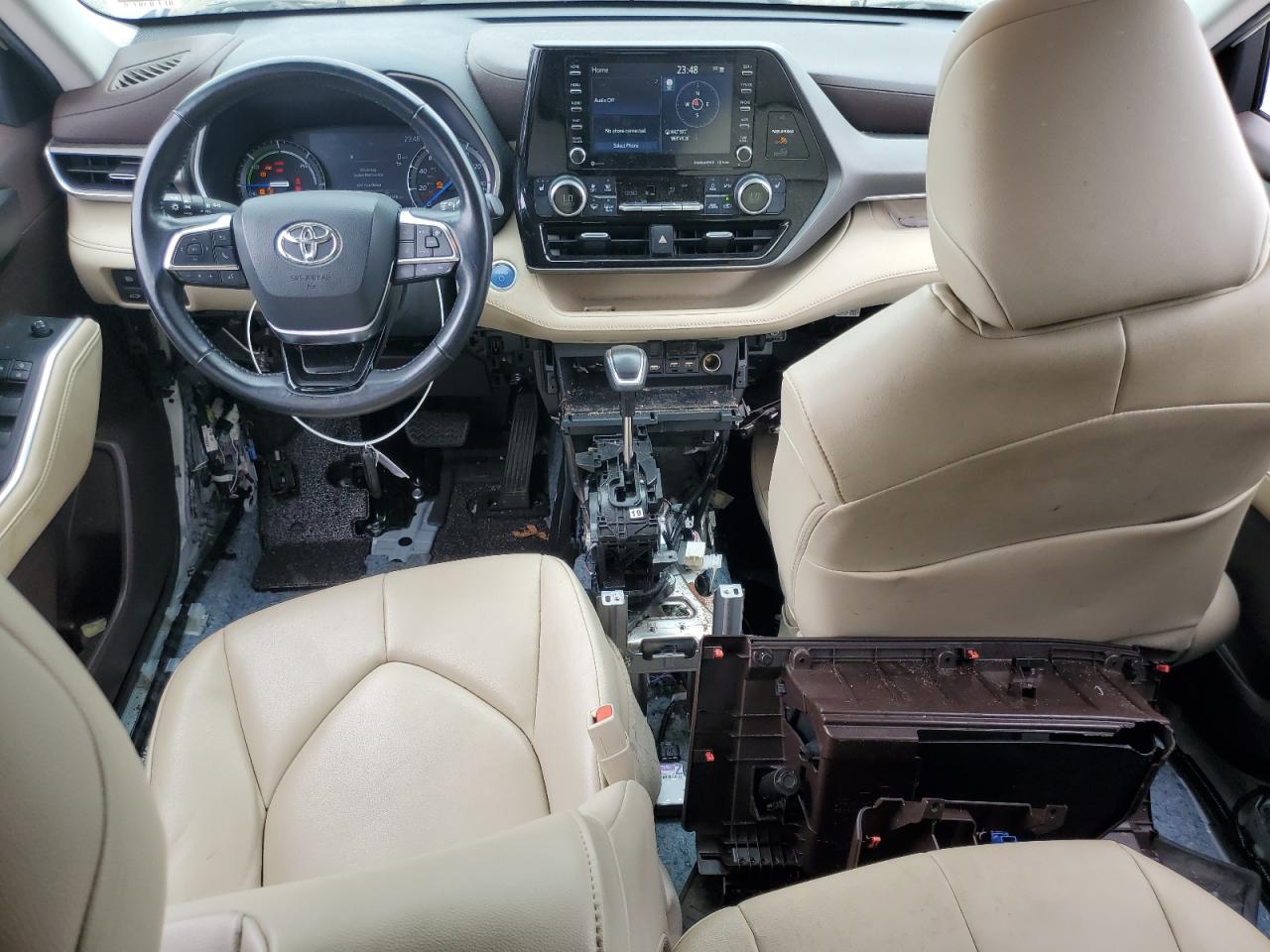 2021 Toyota Highlander Hybrid Xle VIN: 5TDHBRCHXMS517585 Lot: 64396355