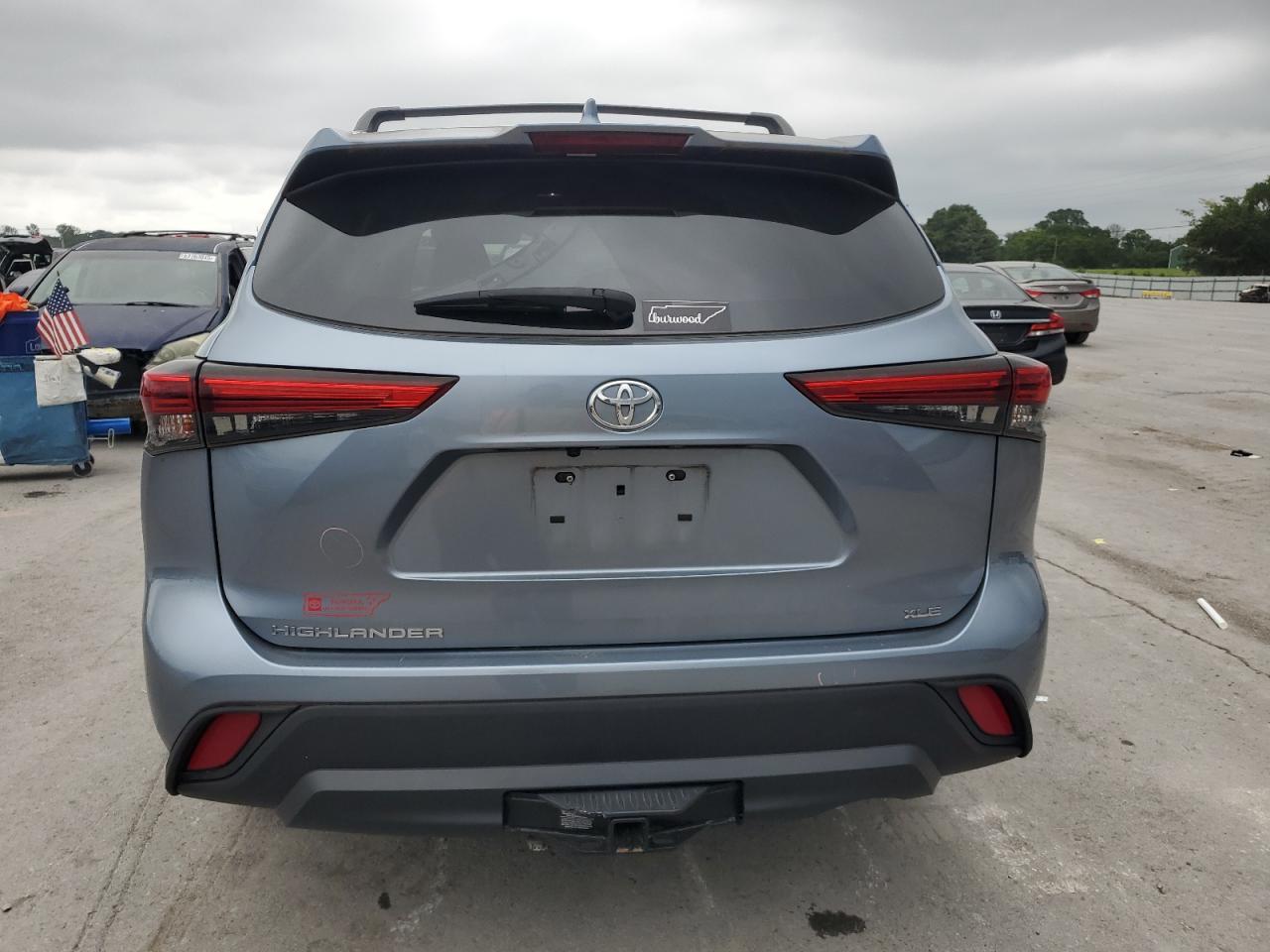 2021 Toyota Highlander Xle VIN: 5TDHZRAH0MS086334 Lot: 62169585
