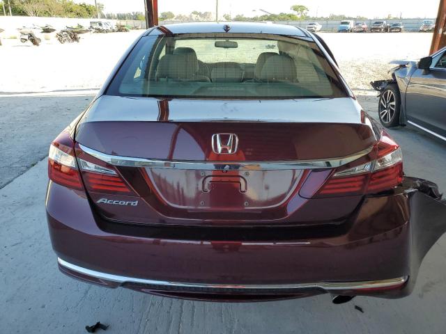  HONDA ACCORD 2016 Burgundy