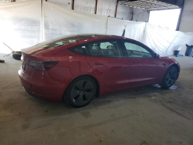  TESLA MODEL 3 2021 Czerwony