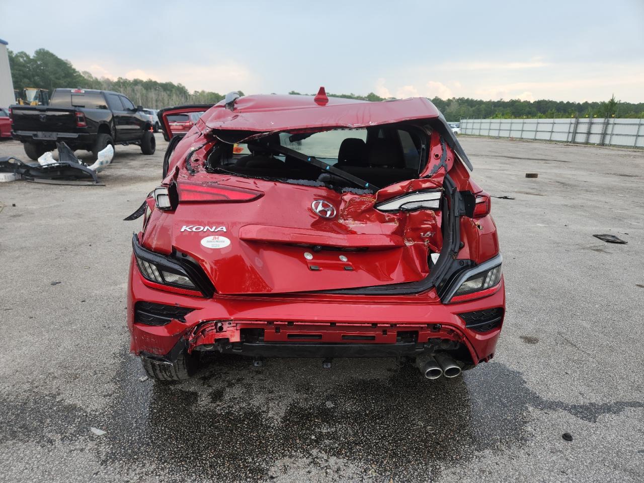 2022 Hyundai Kona N Line VIN: KM8K33A38NU829811 Lot: 62559545
