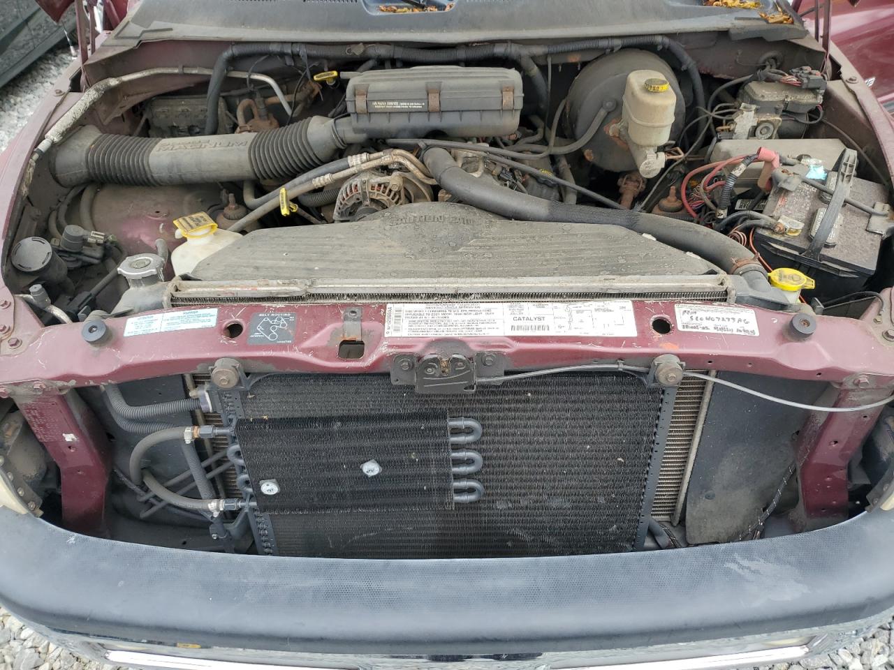 2001 Dodge Ram 2500 VIN: 3B7KF23Z11G708624 Lot: 62945345