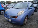 2003 NISSAN MICRA SVE for sale at Copart WOLVERHAMPTON