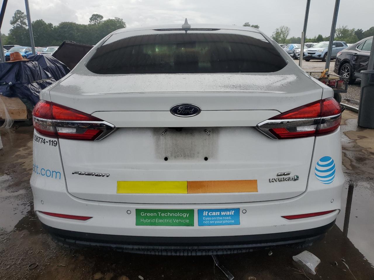 2019 Ford Fusion Se VIN: 3FA6P0LU1KR119298 Lot: 54026865