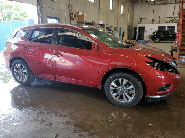  NISSAN MURANO 2016 Czerwony